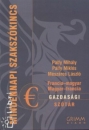 Első borító: Francia-magyar, magyar-francia gazdasági szótár