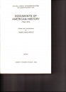 Első borító: Documents of American History /1584-1970/ angol nyelven