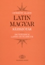 Első borító: Latin–magyar kéziszótár