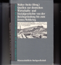 Első borító: Quellen zur deutschen Wirtschafts- u. Sozialgeschichte von der Reichsgründung bis zum Ersten Weltkrieg. (Ausgew. Quellen zur deutschen Geschichte d. Neuzeit, 37)