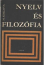 Első borító: Nyelv és filozófia