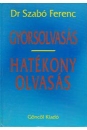 Első borító: Gyorsolvasás-hatékony olvasás