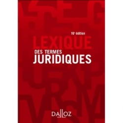 Lexique des termes juridiques