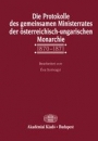 Első borító: Die Protokolle des gemeinsamen Ministerrates der österreichisch-ungarischen Monarchie, 1867-1918