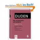 Első borító: Duden 6. Das Aussprachewörterbuch