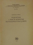 Fejezetek a Bach-korszak egyházpolitikájából