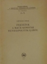 Első borító: Fejezetek a Bach-korszak egyházpolitikájából