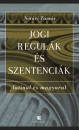 Első borító: Jogi regulák és szentenciák latinul és magyarok