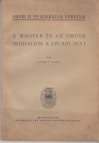 Első borító: A magyar és az orosz irodalom kapcsolatai