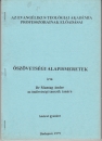 Első borító: Ószövetségi alapismeretek. Az Evangélikus Teológiai Akadémia professzorainak előadásai.