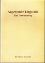 Első borító: Angewandte Linguistik. Eine Textsammlung