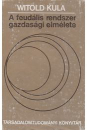 Első borító: A feudális rendszer gazdasági elmélete