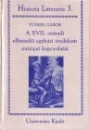 Első borító: A XVII.századi elbeszélő egyházi irodalom európai kapcsolatai