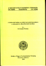 Első borító: A felekezetek hatása az erdélyi keresztnévhasználatra a reformáció és az ellenreformáció korában