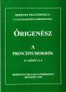 Első borító: A principiumokról.IV.könyv 1-3.