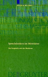 Sprachdenken im Mittelalter (Studia Linguistica Germanica) (Gebundene Ausgabe)