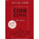 Első borító: Code Civil 107.edition 2008