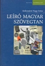 Első borító: Leíró magyar szövegtan