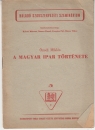 Első borító: A magyar ipar története
