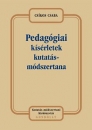 Első borító: Pedagógiai kisérletek kutatásmódszertana
