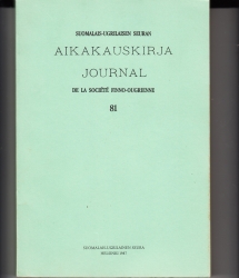 Suomalais-ugrilaisen seuran aikakauskirja 81