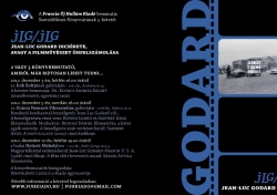 Jean- Luc Godard dicsérete, avagy a fimművészet önfelszámolása