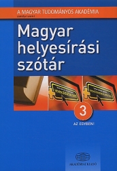 Magyar helyesírási szótár a Magyar Tudományos Akadémia szabályai szerint