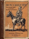 Első borító: Az elmés, nemes Don Quijote La Manchai lovag élete és kalandjai.