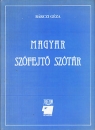 Első borító: Magyar szófejtő szótár