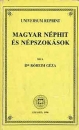Első borító: Magyar néphit és népszokások