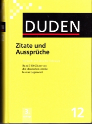 DUDEN 12. Zitate und Ausprüche