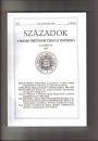 Első borító: Századok. A MAgyar Történelmi Társulat folyóirata