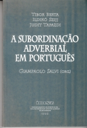 A subordinacao adverbial em portogués