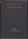 Első borító: Filozófiai művek