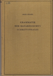 Grammatik der kanaresischen Schriftsprache (Gebundene Ausgabe)