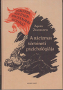 Első borító: A nácizmus történeti pszichológiája
