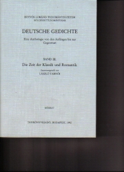 Deutsche Gedichte.Eine Anthologie von den Anfangen bis zur Gegenwart.Band III. Die Zeit der Klassik und Romantik