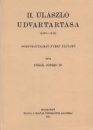 Első borító: II. Ulászló udvartartása 1490-1516