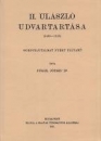 Első borító: II. Ulászló udvartartása 1490-1516