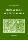 Első borító: Római jogi alapfogalmak