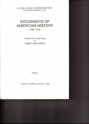 Documents of American History /1584-1970/ angol nyelven