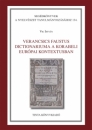 Első borító: Verancsics Faustus Dictionariuma a korabeli európai kontextusban