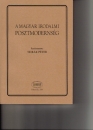 Első borító: A magyar irodalmi posztmodernség
