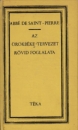 Első borító: Az örökbéke-tervezet rövid foglalata