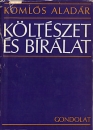 Első borító: Költészet és bírálat