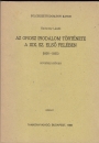 Első borító: Az orosz irodalom története  a XIX. sz.első felében (1800-1855)