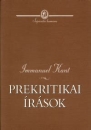 Első borító: Prekritikai írások