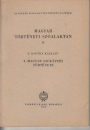 Első borító: A magyar szóképzés története