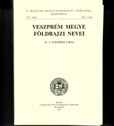 Veszprém megye földrajzi nevei. IV. A veszprémi járás