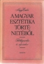 Első borító: A magyar esztétika történetéből. Felvilágosodás és reformkor